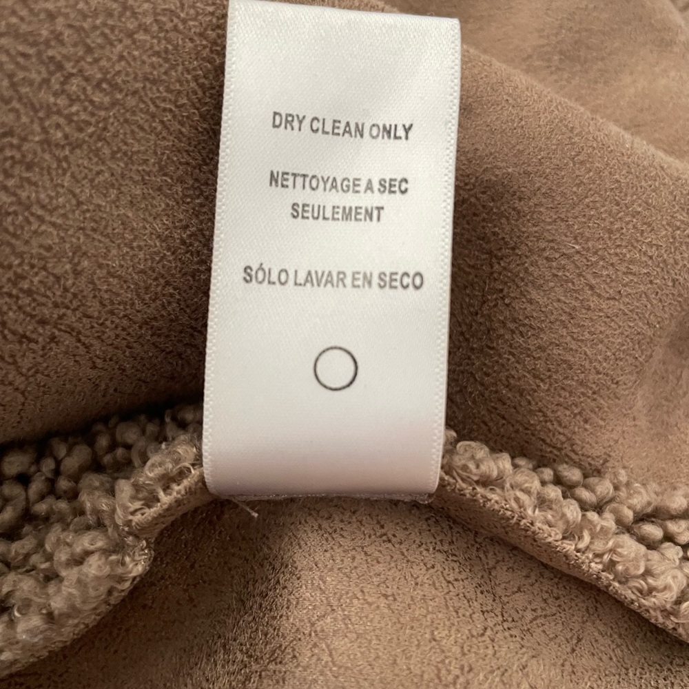 Good American Sherpa Shacket Jacket Long Sleeves Size 3/4(Extra Large)Oversized - Picture 10 of 13